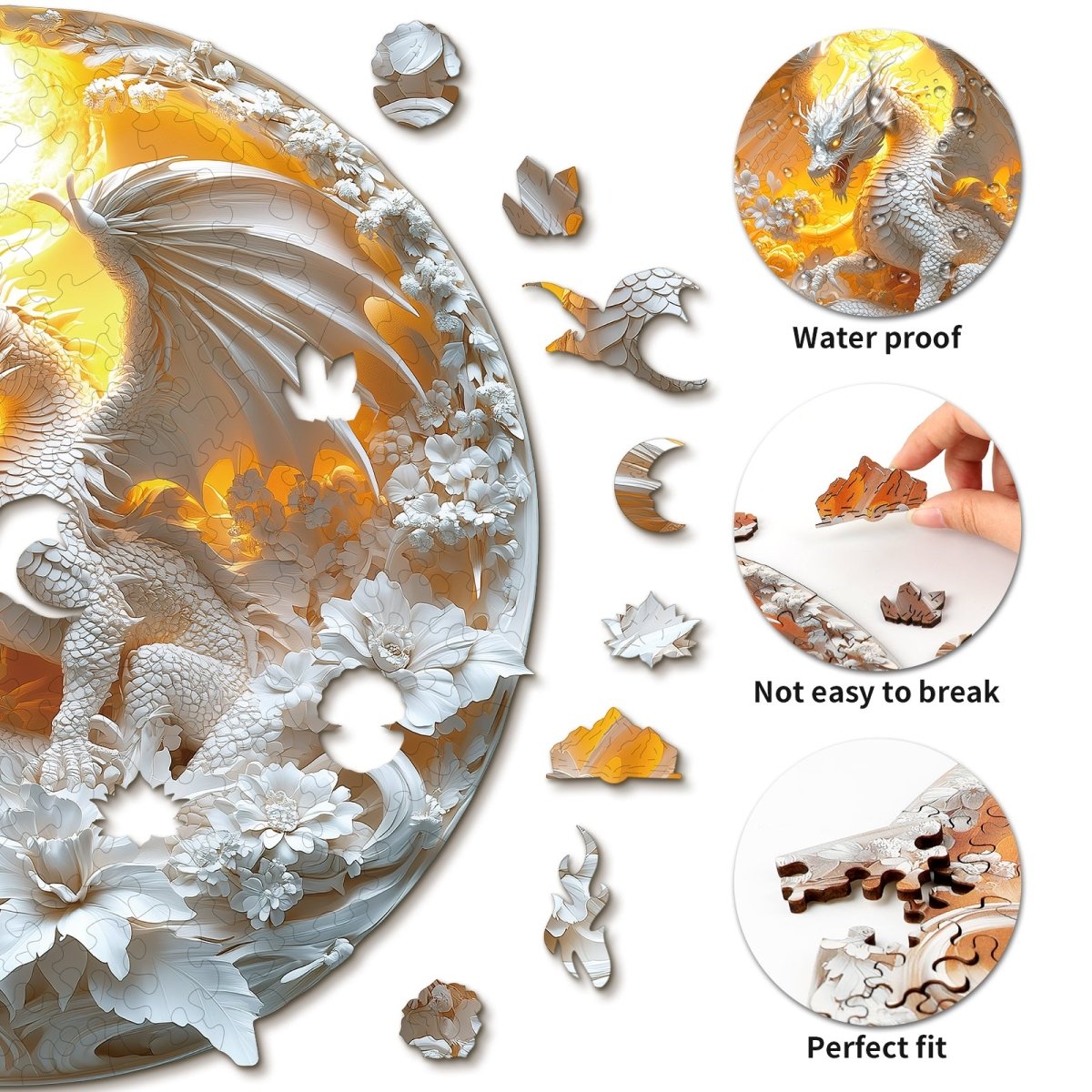 kaayee-wooden-puzzle-fierce-dragon-holzpuzzle-medium-rund image 2