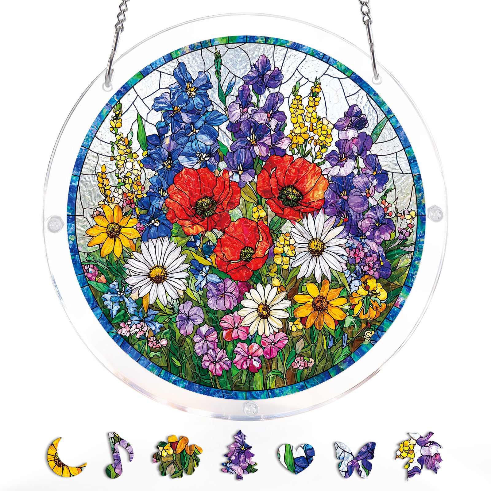 kaayee-suncatcher-puzzle-wildflower-meadow-acryl-medium image 3