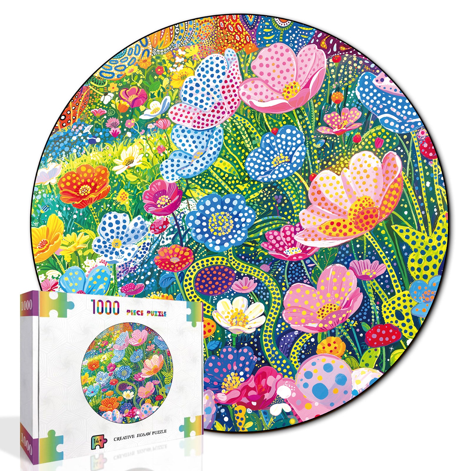 kaayee-cardboard-floral-fantasy-puzzle-1000-teile-eco-blumen image 2