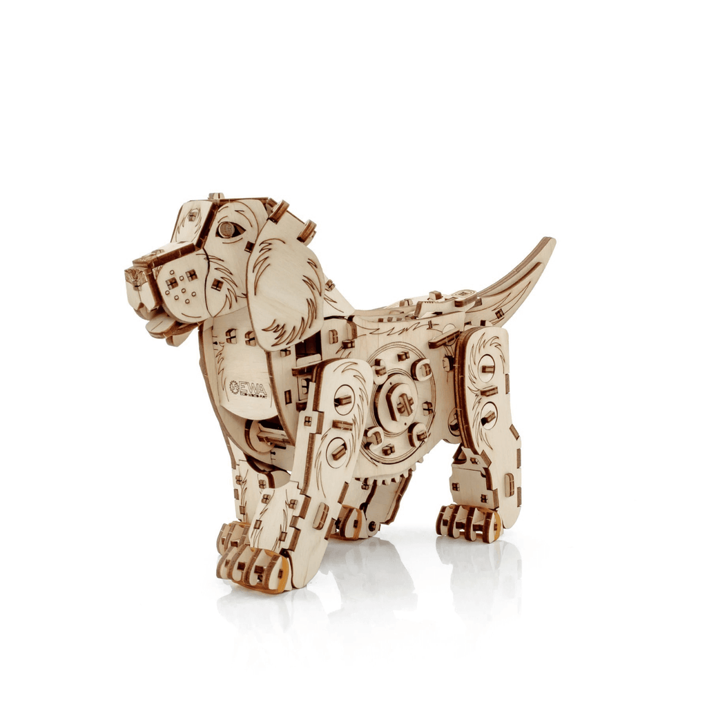 magicholz-mechanischer-hund-puppy-holzmodell-220-teile image 1