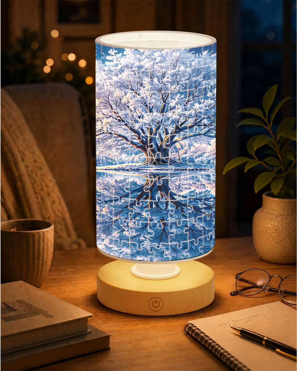 kaayee-winter-wonderland-nachtlicht-acryl-zylinder-usb image 3