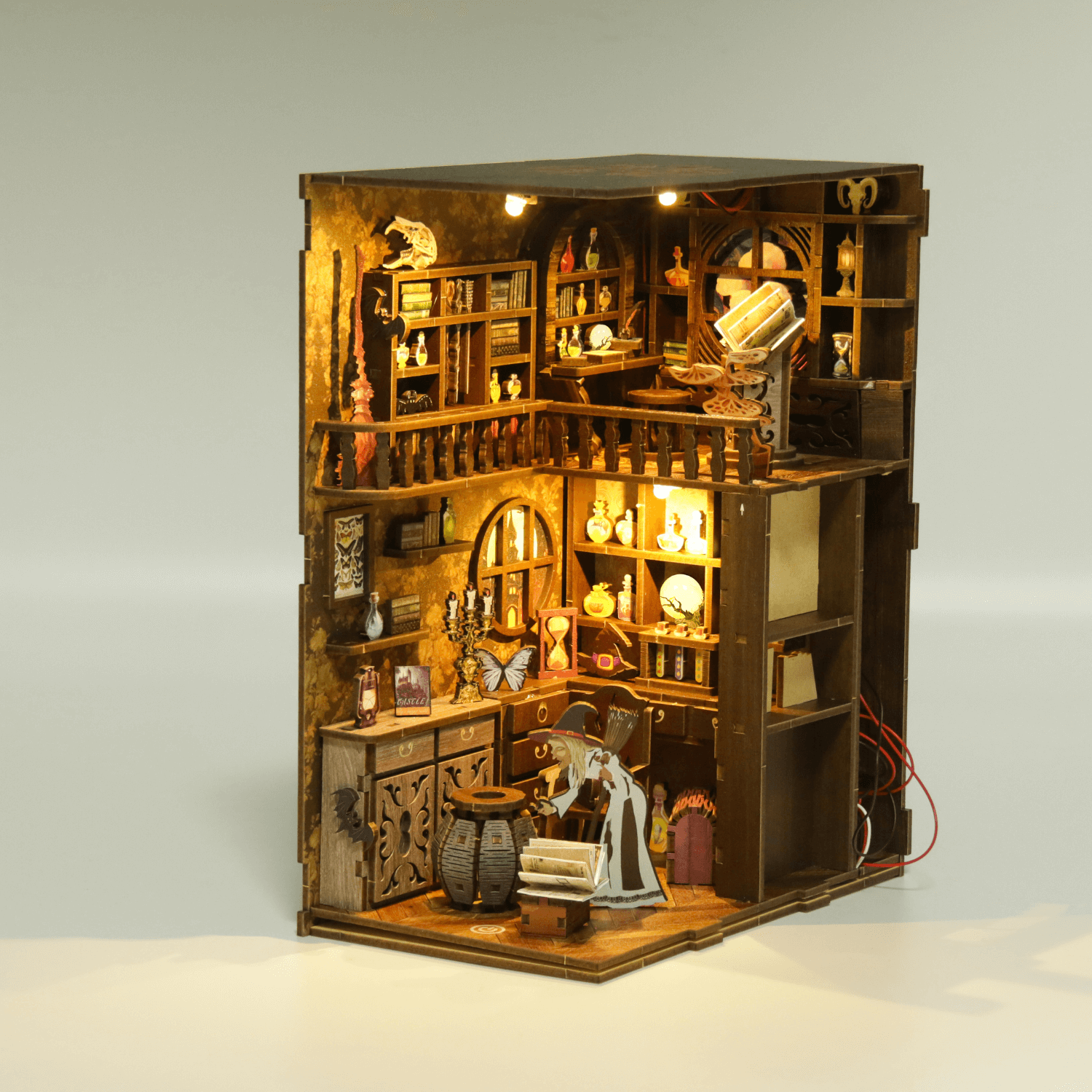magicholz-magicnight-book-nook-muttertag-mit-licht-karte image 7