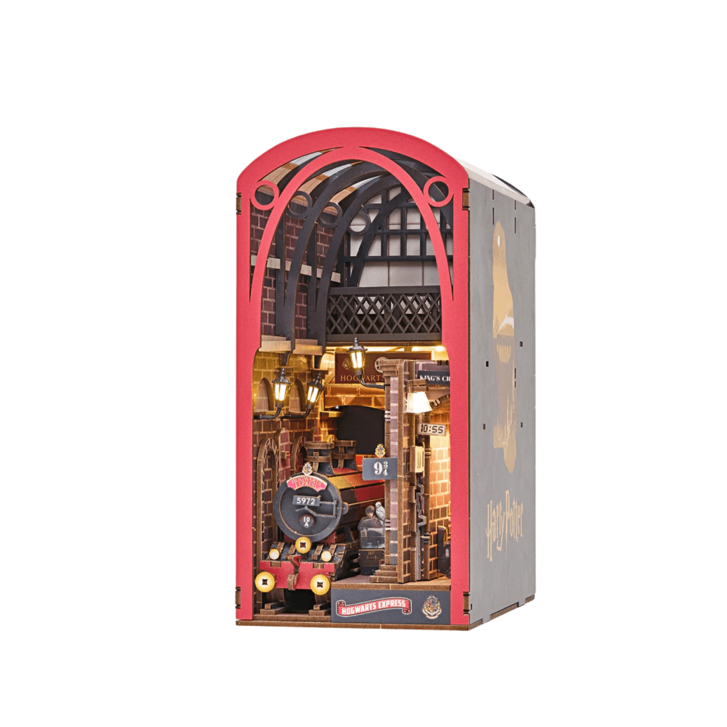 magicholz-3d-puzzle-hogwarts-express-harry-potter-book-nook-led image 5