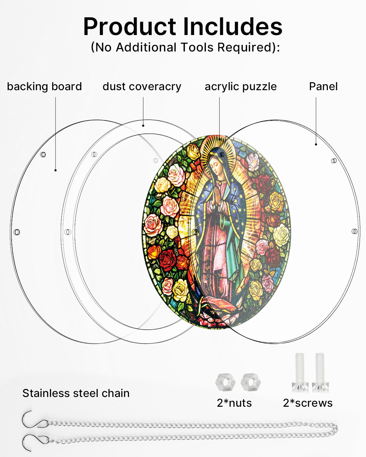 kaayee-suncatcher-light-of-prayer-fensterbild-large-22-6-cm image 6