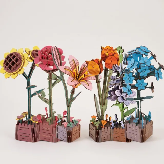 magicholz-zubeh-r-holzblumen-garten-set-holzpuzzle-6er-ohne-kleber image 1