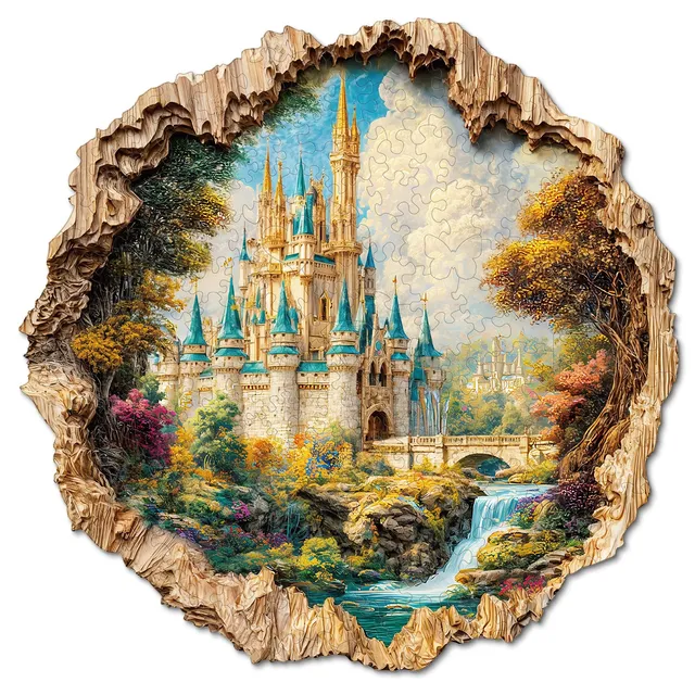 kaayee-whispering-castle-holzpuzzle-medium-schloss image 1