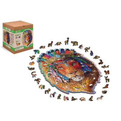 magicholz-mystischer-l-we-xl-holzpuzzle-505-teile-tierfiguren image 5