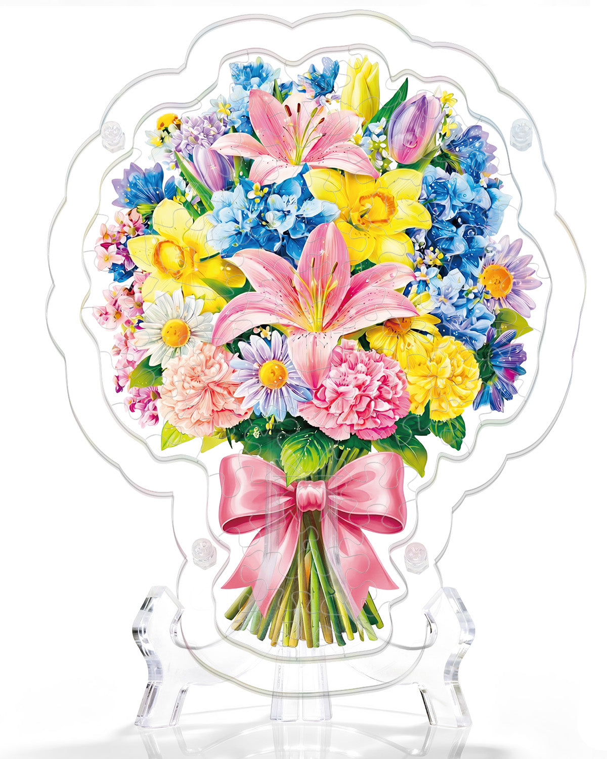 kaayee-suncatcher-puzzle-pink-lily-daffodil-acryl-sonnenf-nger-rosa image 3