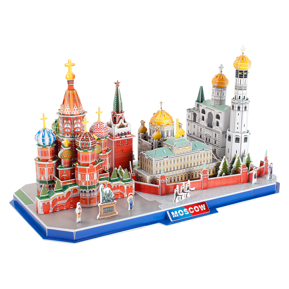 cubicfun-city-line-mc266h-moscow-3d-puzzle-moskau image 2