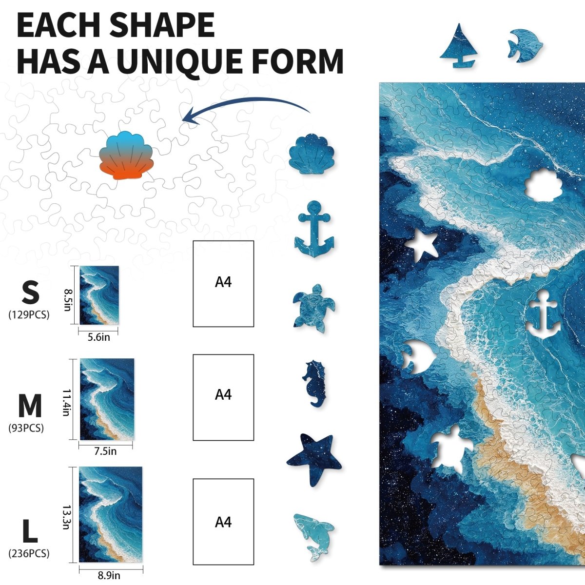 kaayee-wooden-puzzle-ocean-waves-holzpuzzle-medium-welle image 7