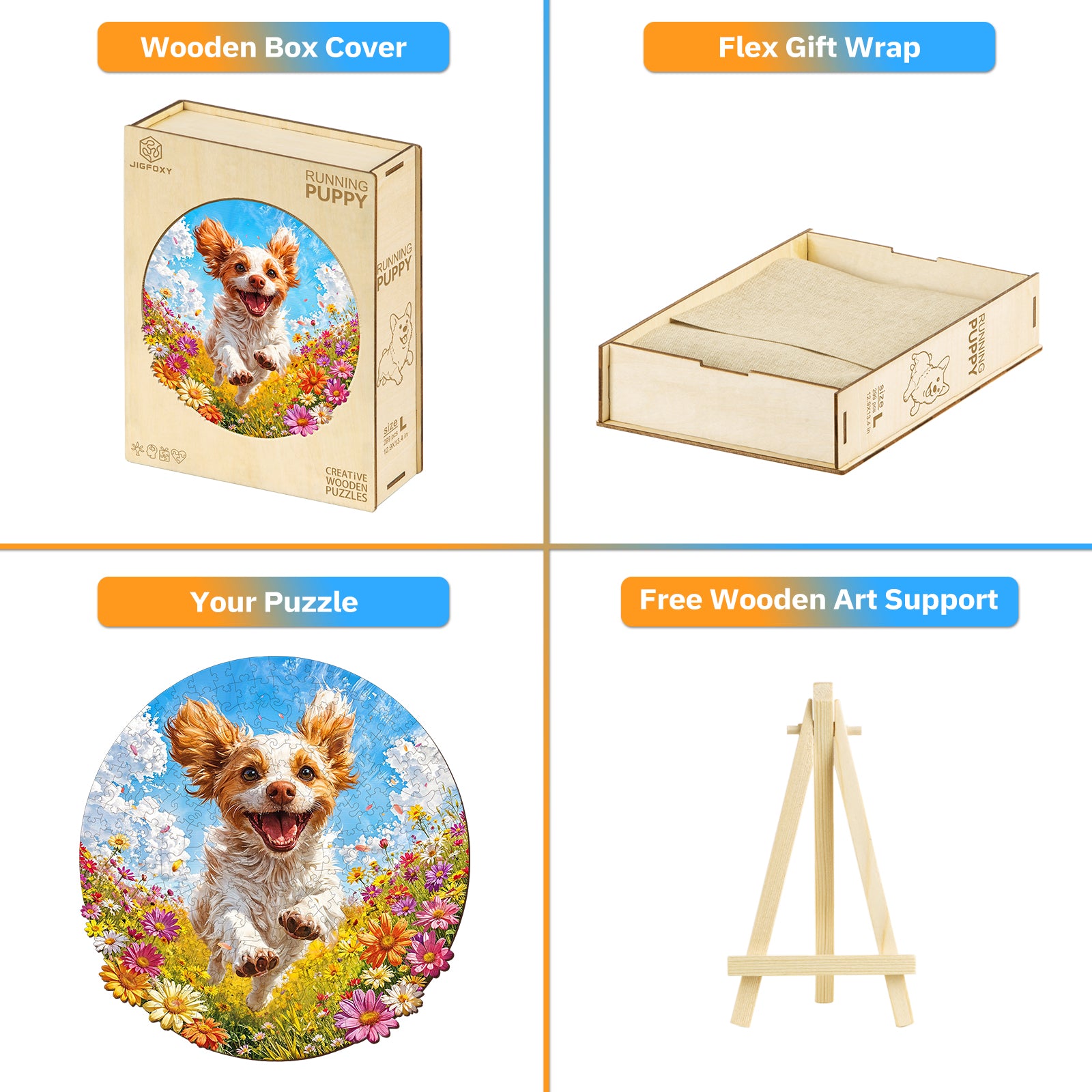 jigfoxy-dog-holzpuzzle-m-211-teile-hundemotiv image 5