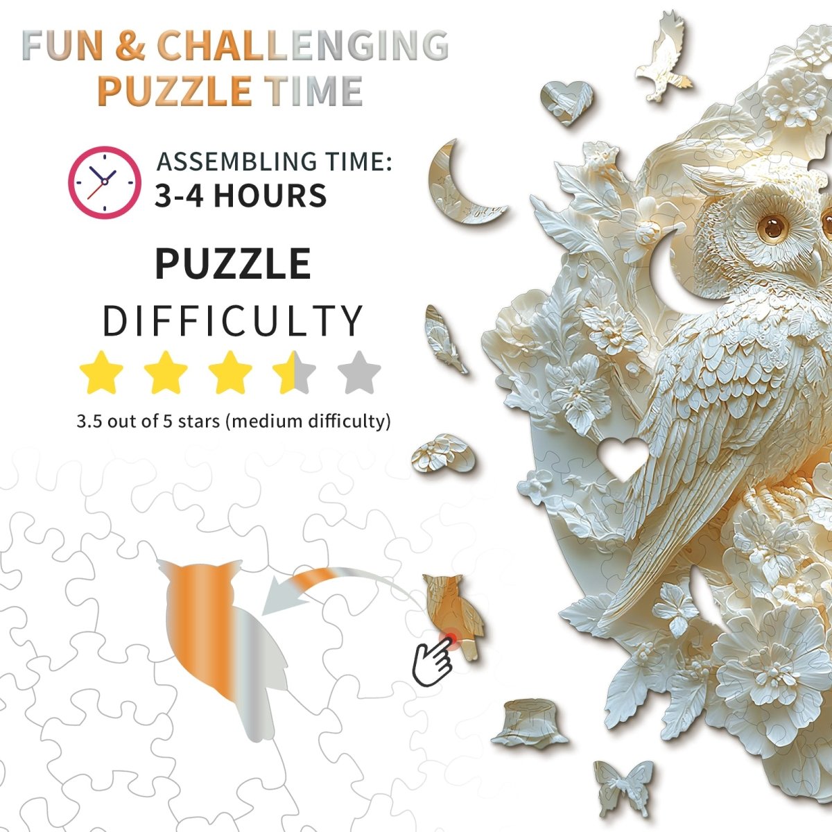 kaayee-wooden-puzzle-couple-owl-eulen-holzpuzzle-medium image 4
