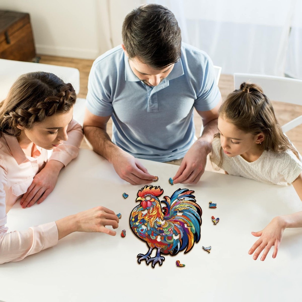 kaayee-wooden-puzzle-majestic-cock-holzpuzzle-medium-hahn image 6