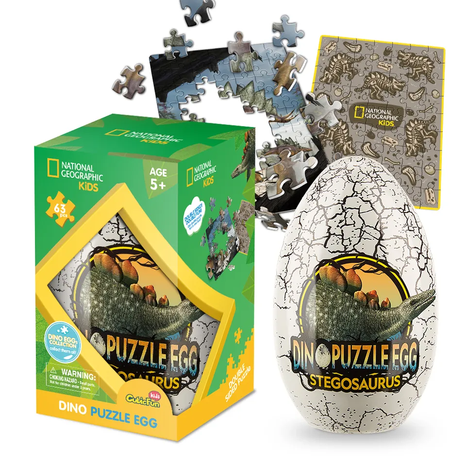 cubicfun-dino-ds1043h-egg-stegosaurus-3d-puzzle-dino-ei image 1