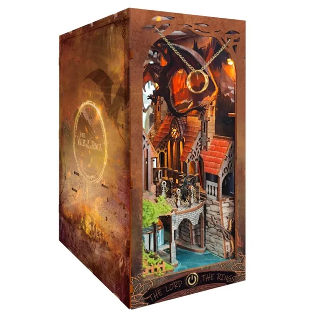 kaayee-book-nook-kit-herr-der-ringe-3d-puzzle-booknook image 1