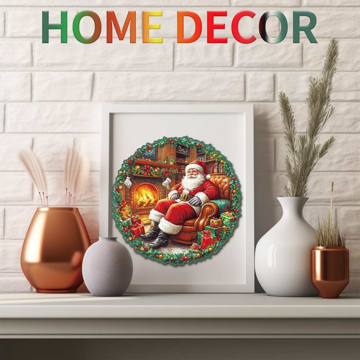 kaayee-santa-claus-holzpuzzle-medium-weihnachten-kamin image 7