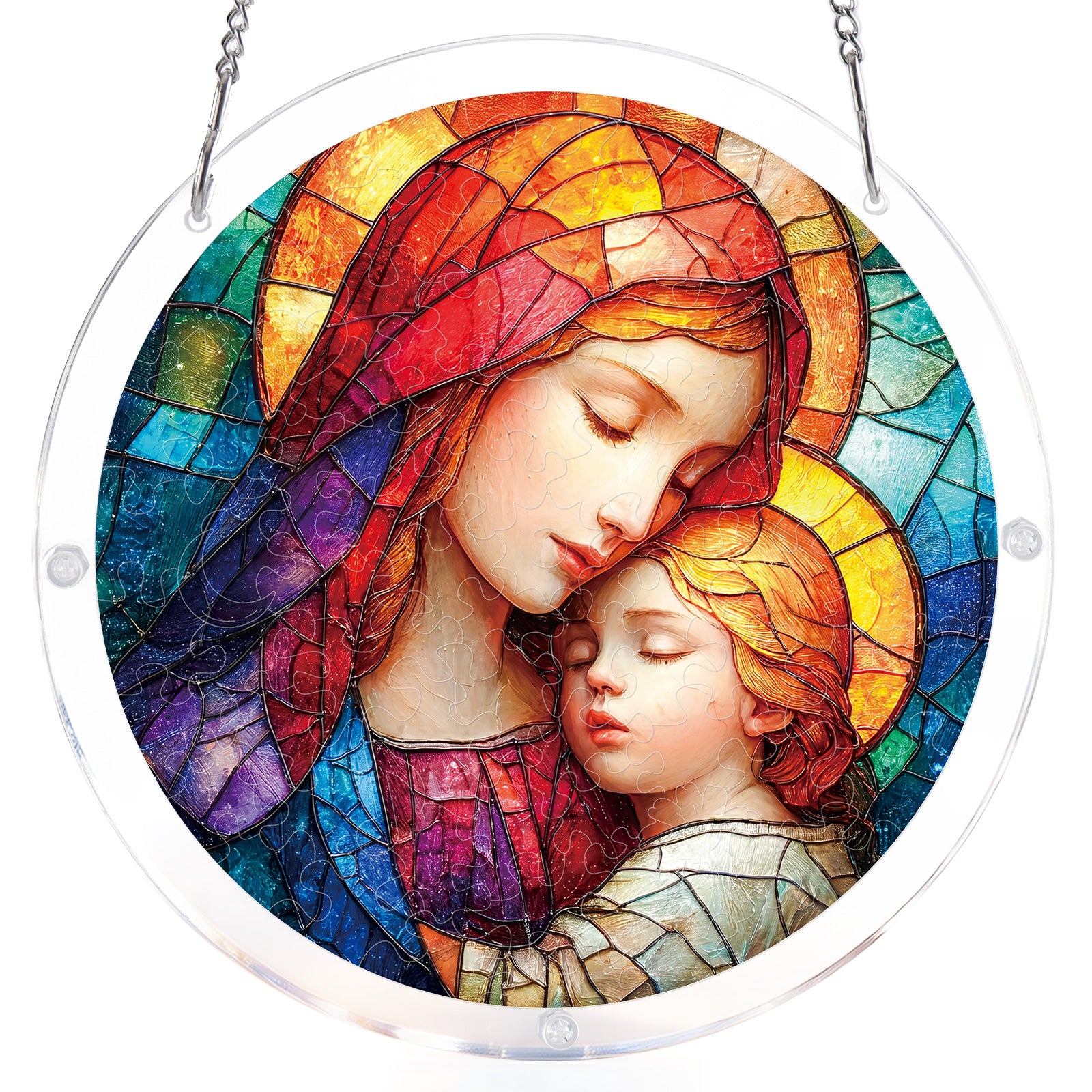 kaayee-suncatcher-puzzle-holy-embrace-acrylbild-medium image 7