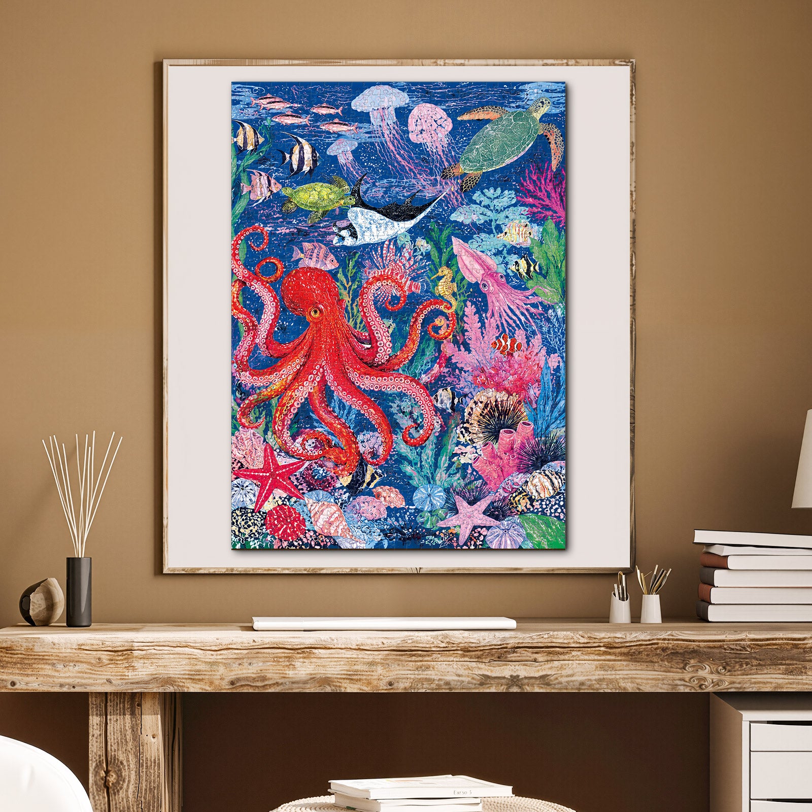 kaayee-cardboard-vibrant-ocean-1000-teile-puzzle-standard image 5