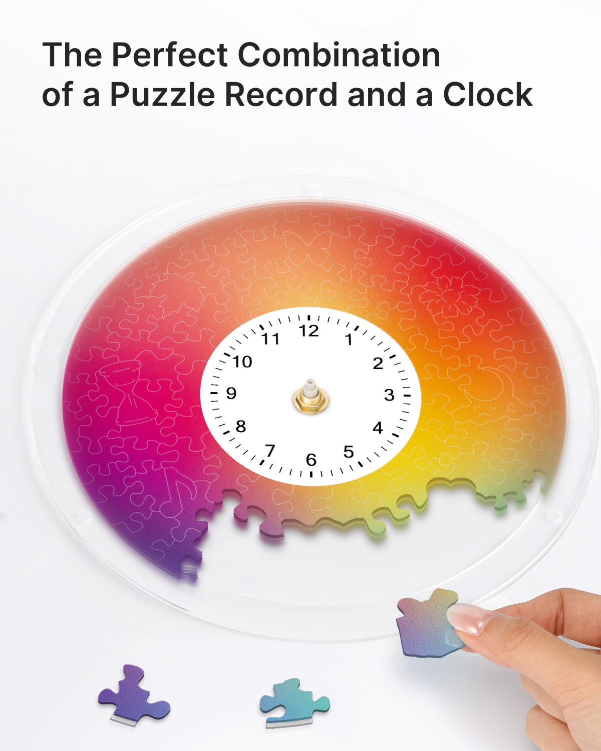 kaayee-clock-kit-diy-acryl-puzzle-uhr-diffuse-color-regular image 2