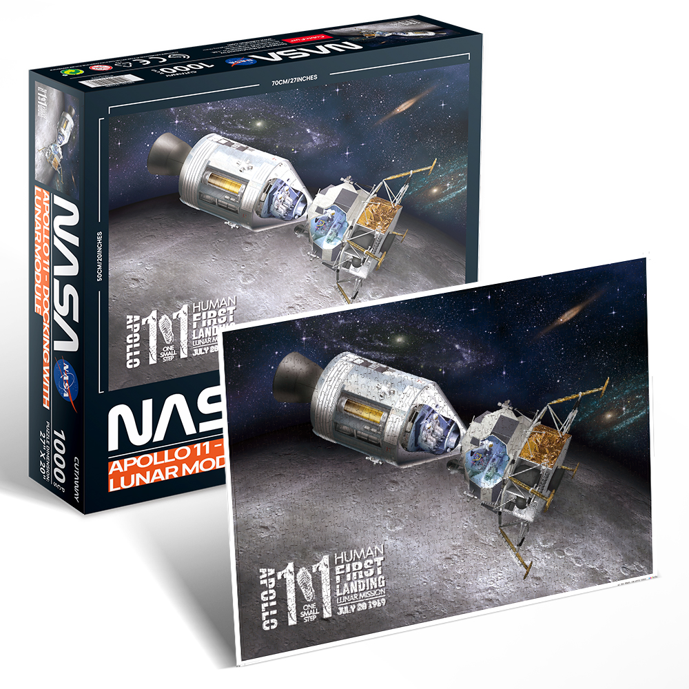 cubicfun-nasa-apollo-11-ds1029h-2d-puzzle-docking-modul image 1