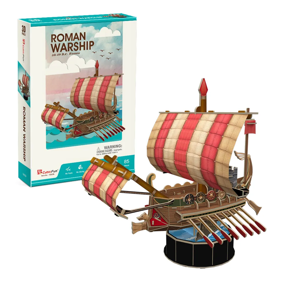 cubic-fun-ships-vessels-t4032h-roman-warship-3d-puzzle-schiff image 1