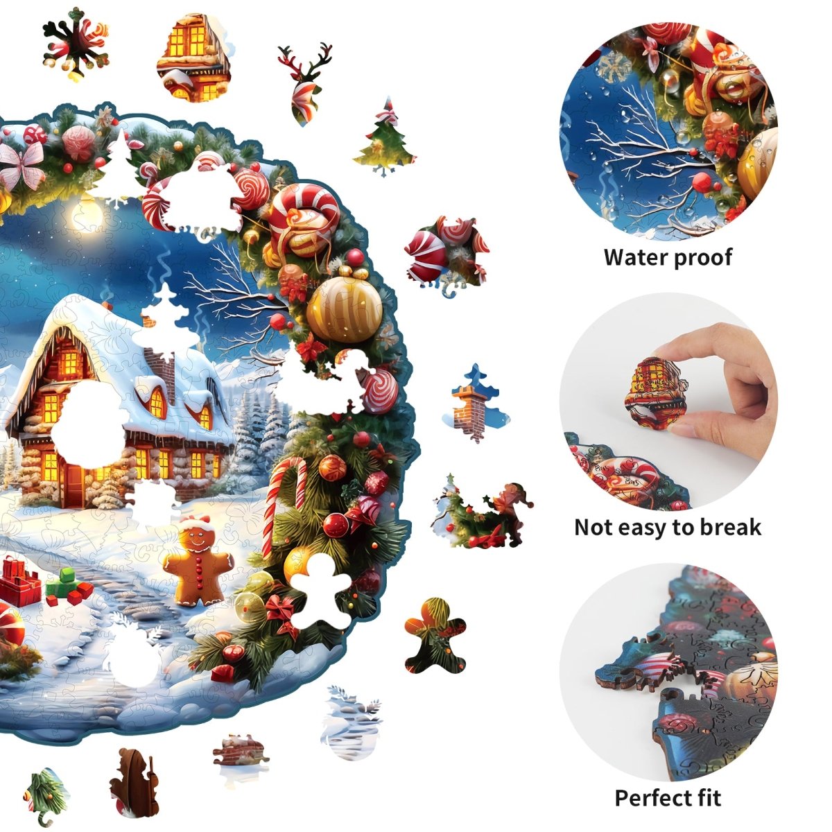 kaayee-wooden-puzzle-christmas-house-holzpuzzle-medium image 2