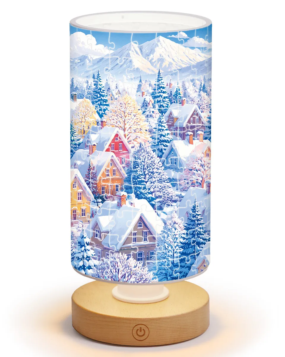 kaayee-night-light-winter-nachtlicht-zylinder-acryl-blau image 1