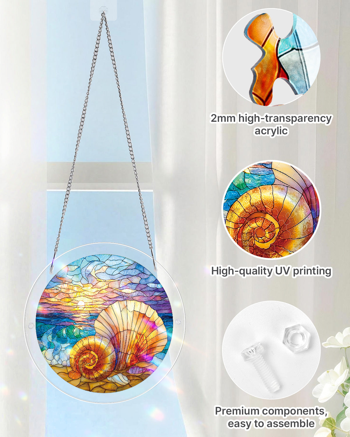 kaayee-suncatcher-puzzle-ocean-echo-shell-light-fensterbild-small image 4