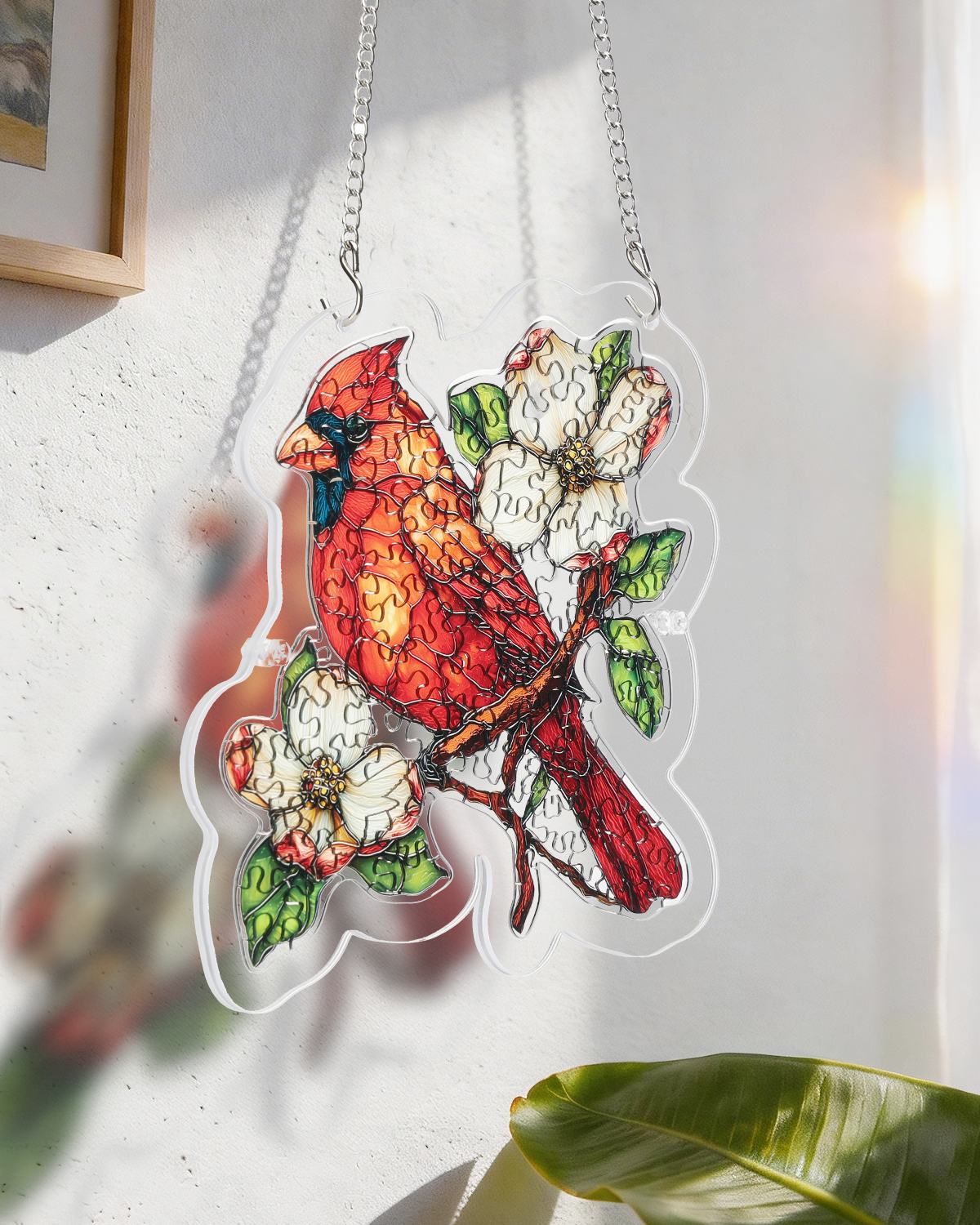 kaayee-suncatcher-puzzle-magnolia-cardinal-fensterbild-medium image 8