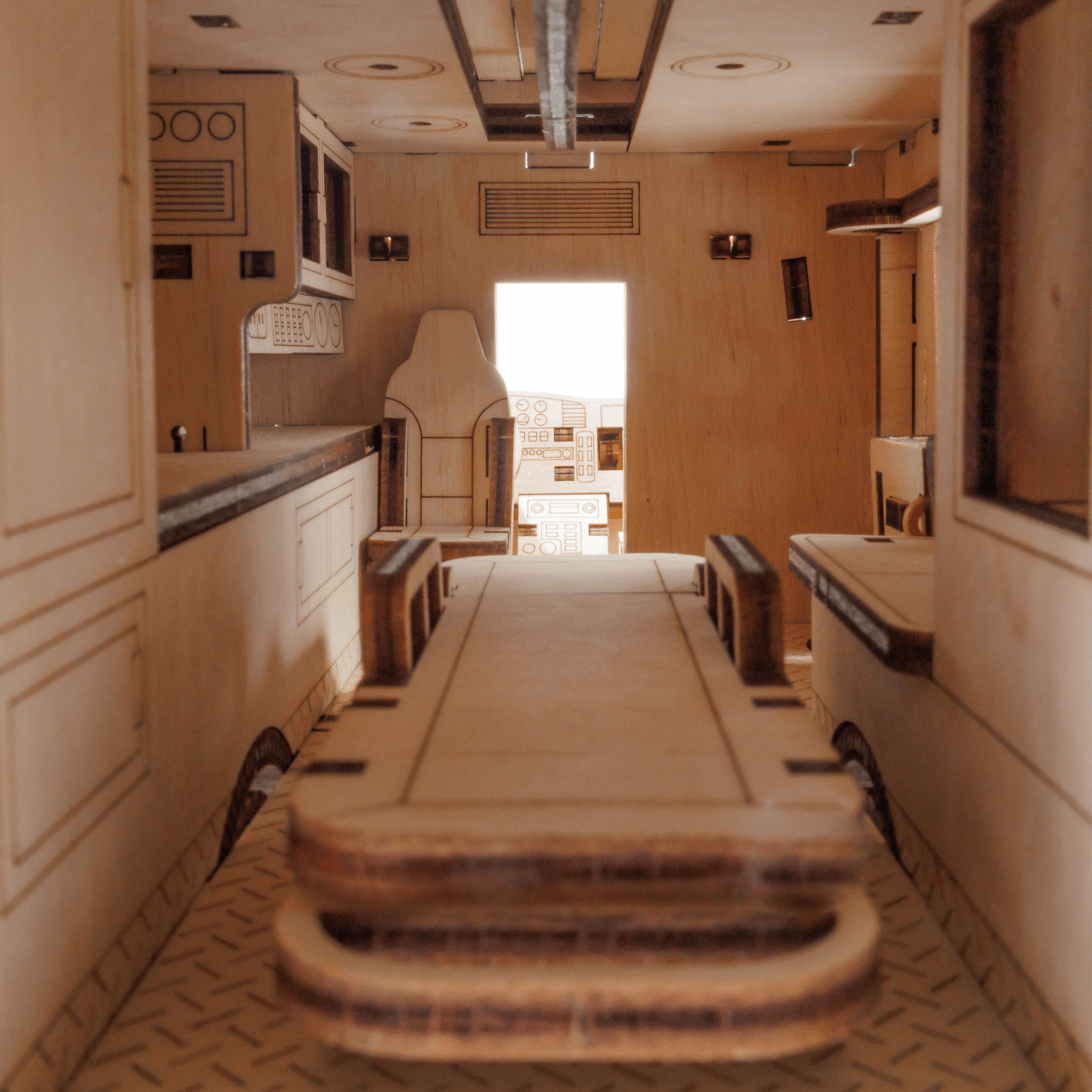 magicholz-krankenwagen-mechanischer-bausatz-holzmodell-fahrzeug image 6