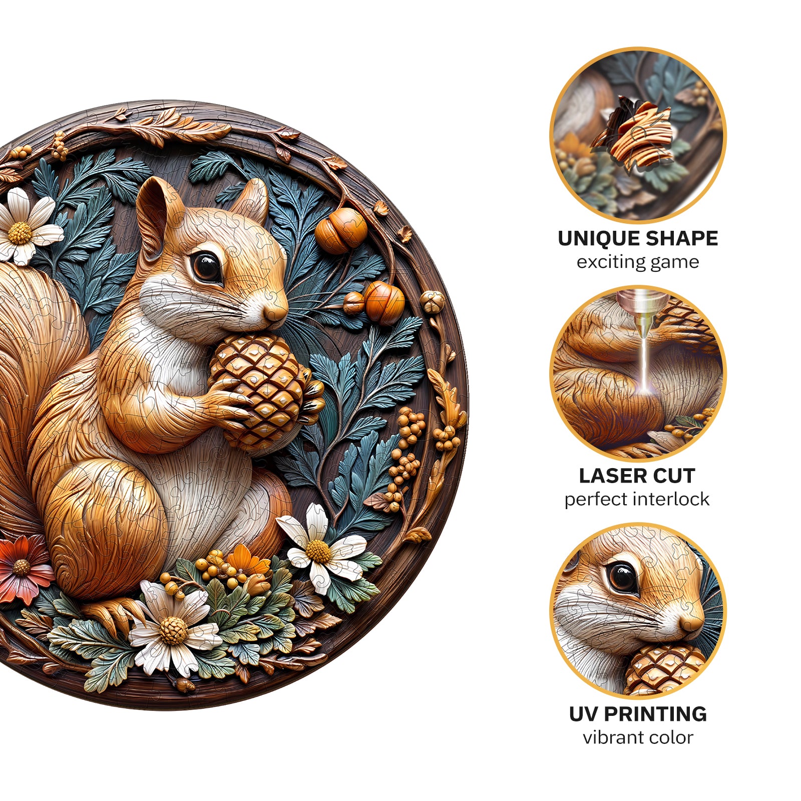 jigfoxy-squirrel-holzpuzzle-100-teile-s-eichh-rnchen image 2