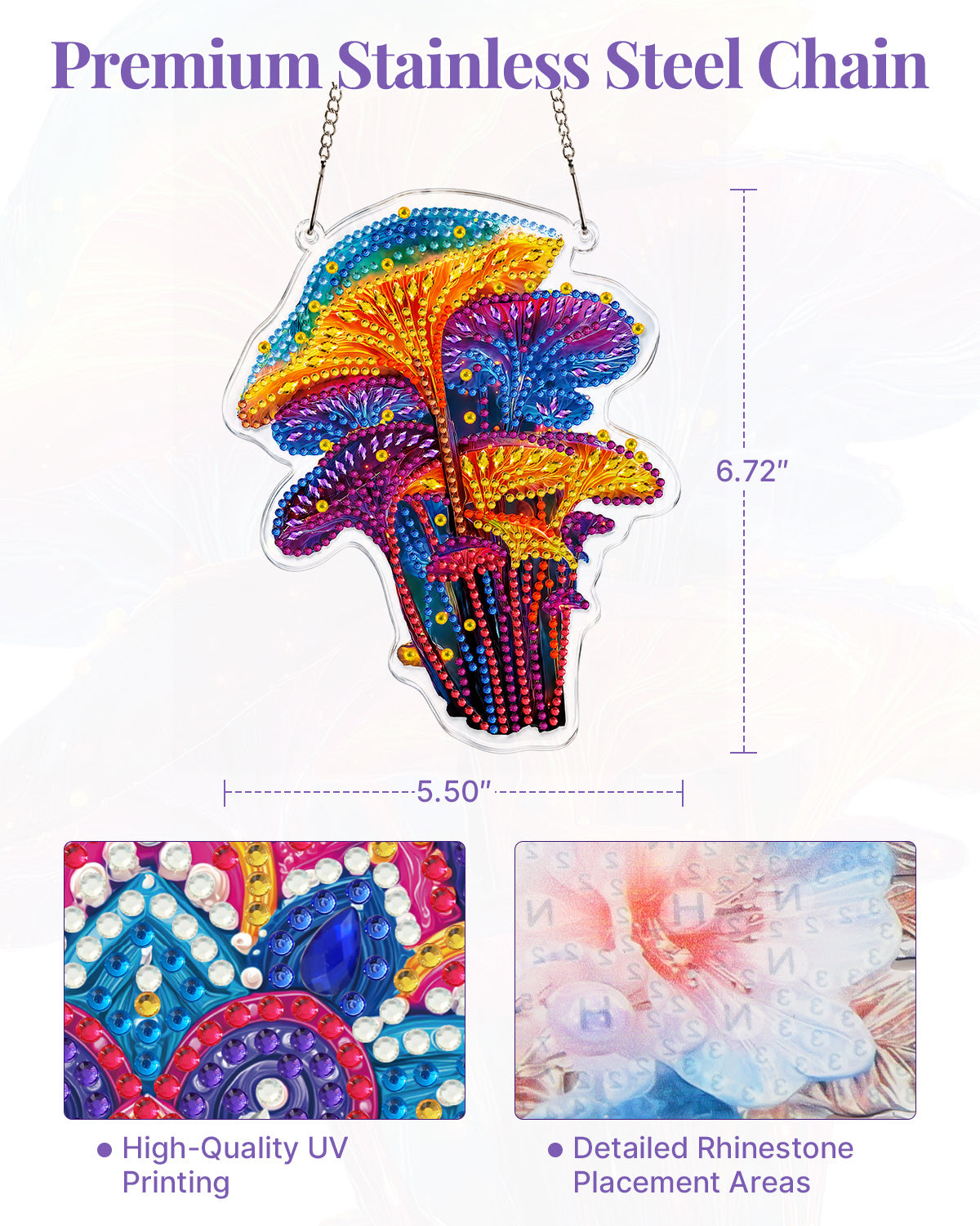 kaayee-suncatcher-puzzle-fantasy-rainbow-mushrooms-diy-set image 3