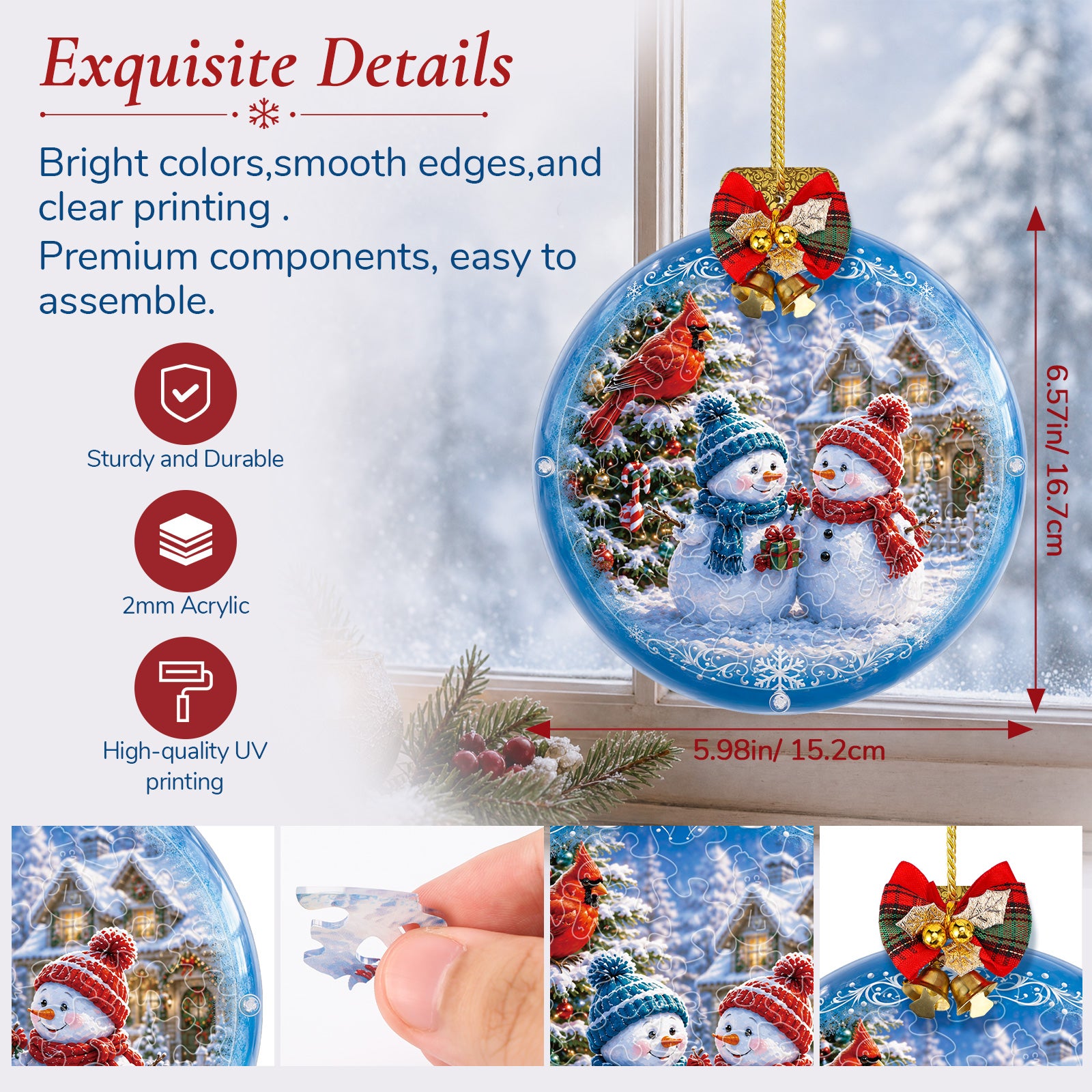 kaayee-suncatcher-puzzle-snowman-friends-acryl-mini image 6