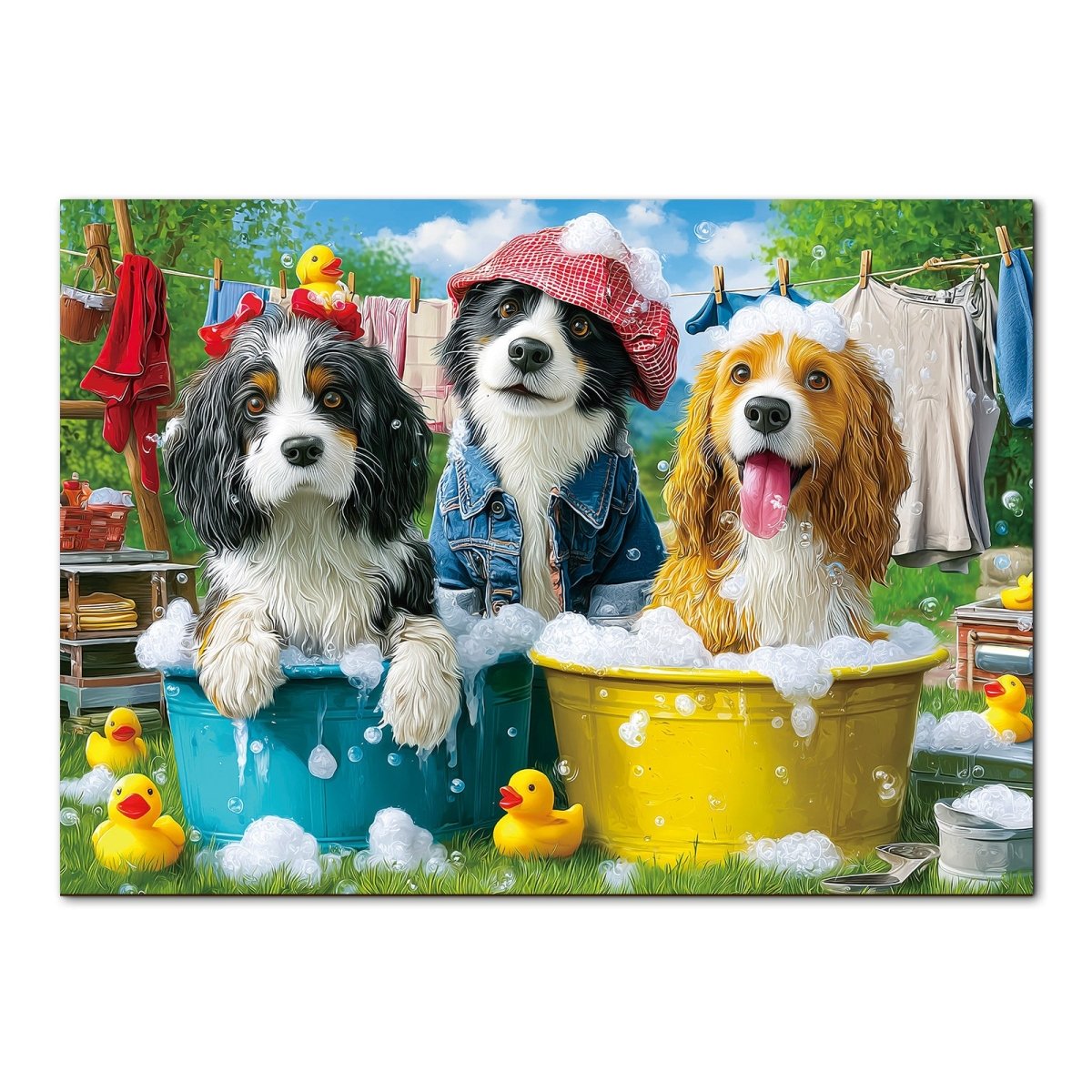 kaayee-bubble-pup-squad-1000-teile-puzzle-standard-edition-hunde image 1
