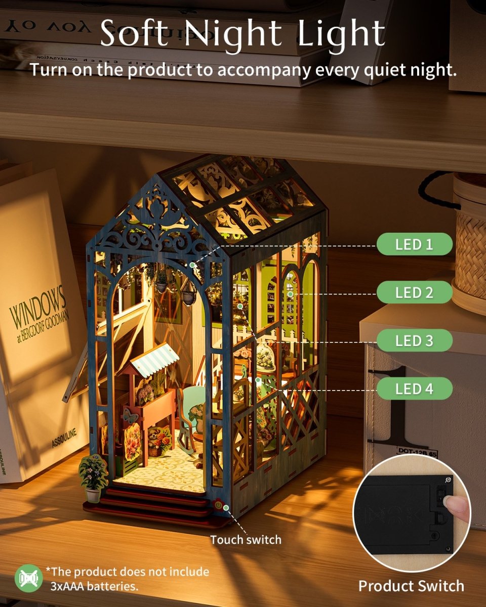 kaayee-book-nook-bloom-house-3d-puzzle-regal-led image 3