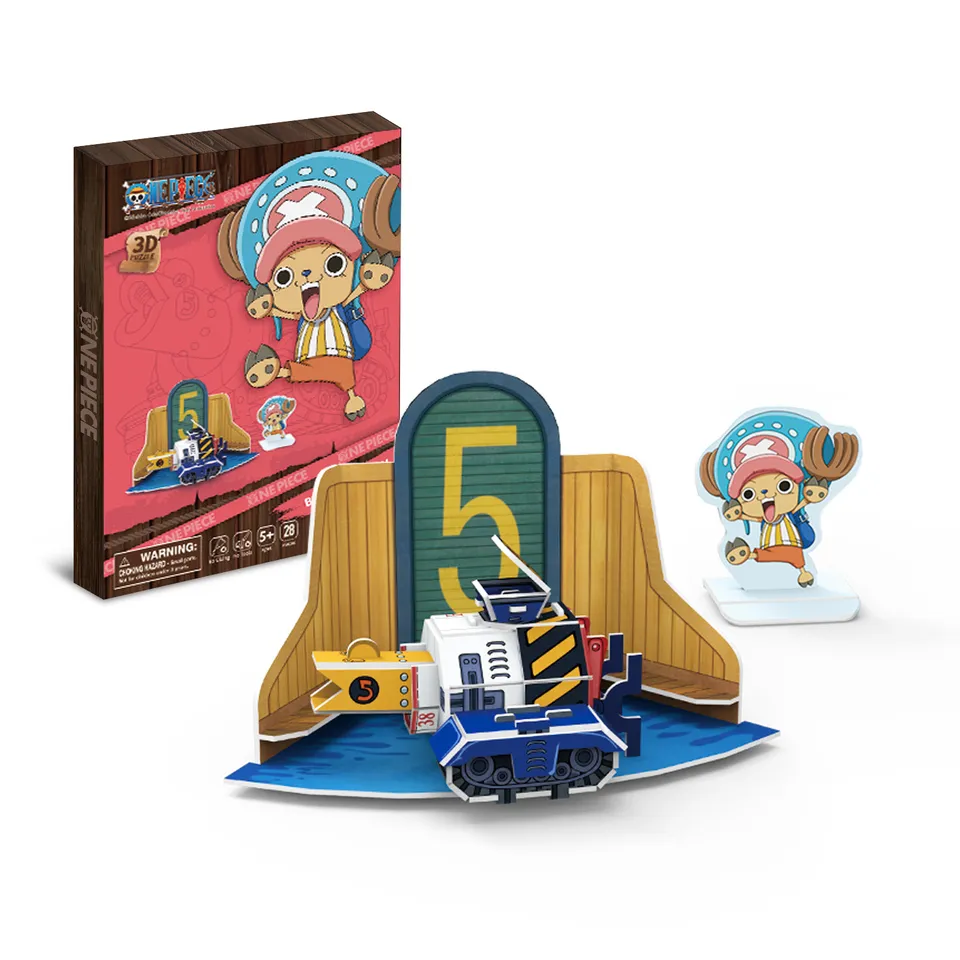 cubicfun-pirates-world-ds1069h-brachio-tank-v-3d-puzzle-dino image 1