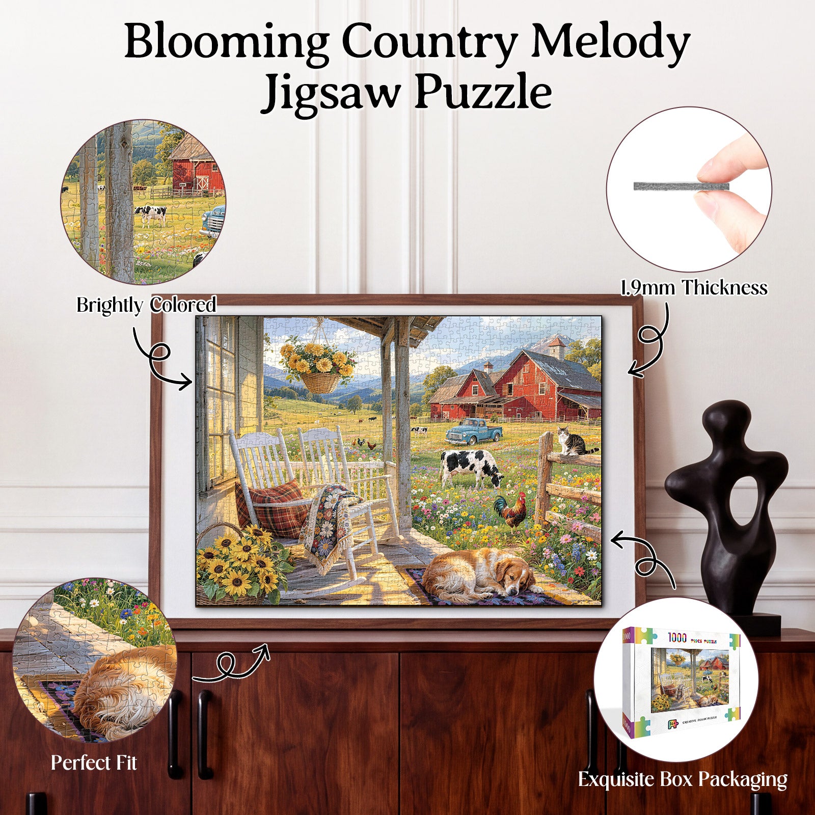 kaayee-1000-teile-puzzle-blooming-country-melody-blumenwiese image 3