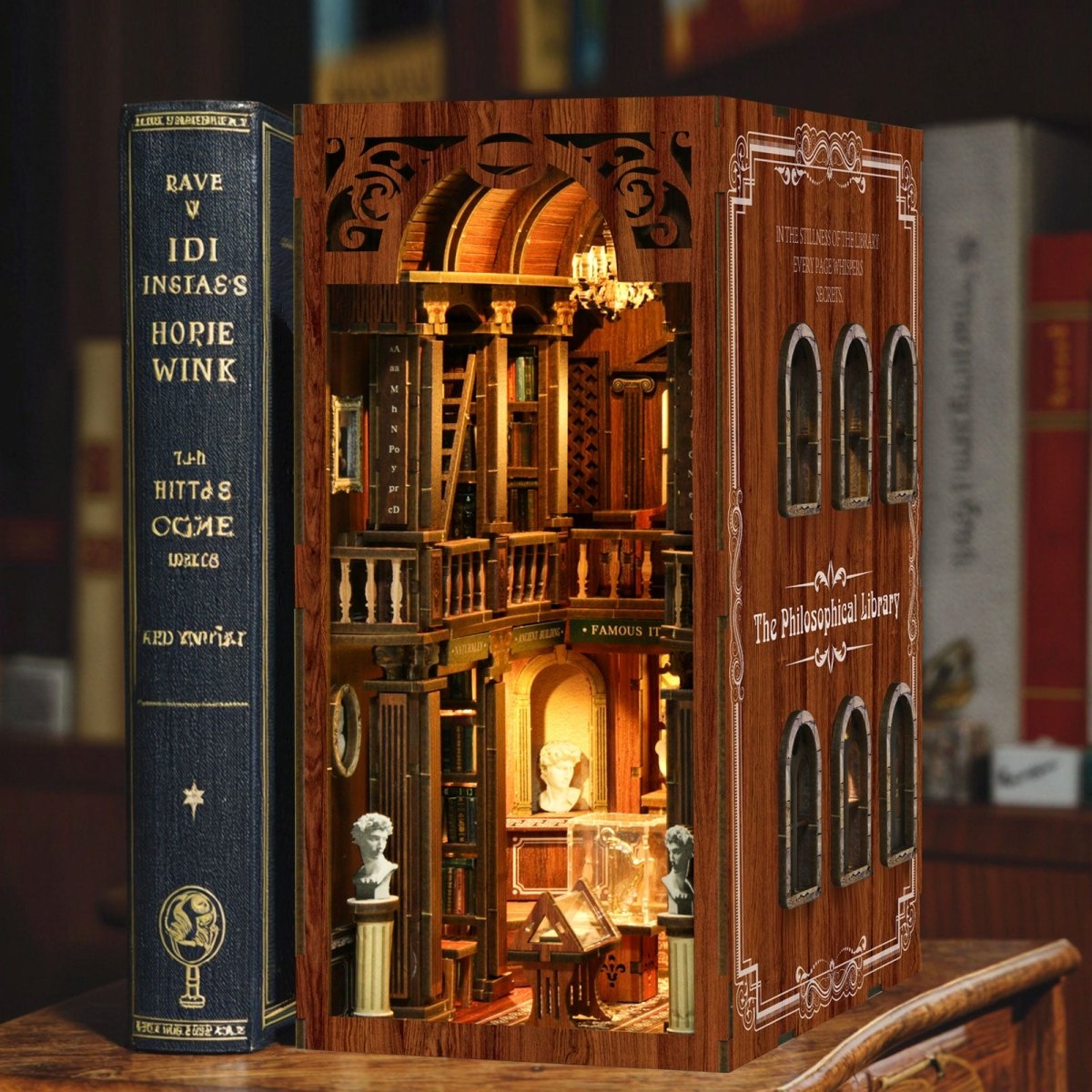 kaayee-book-nook-kit-philosophical-library-booknook image 3