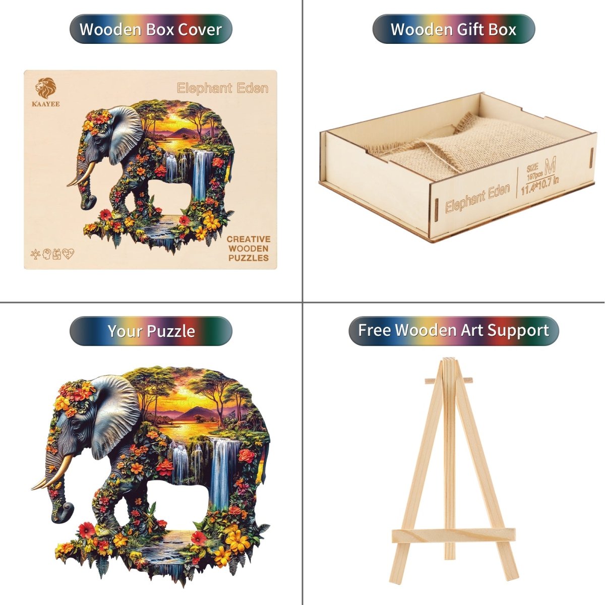 kaayee-wooden-puzzle-elephant-eden-holzpuzzle-small-elefant image 3