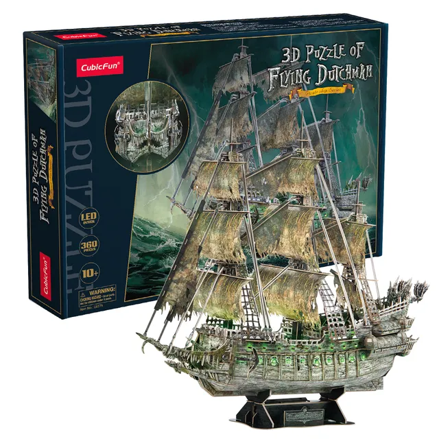 cubic-fun-pirates-world-l527h-flying-dutchman-3d-puzzle image 1