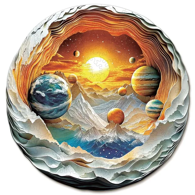 kaayee-planet-travel-holzpuzzle-medium-rund-planeten image 1