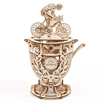 magicholz-mechanischer-bausatz-automaton-fahrradfahrer-pokal image 2