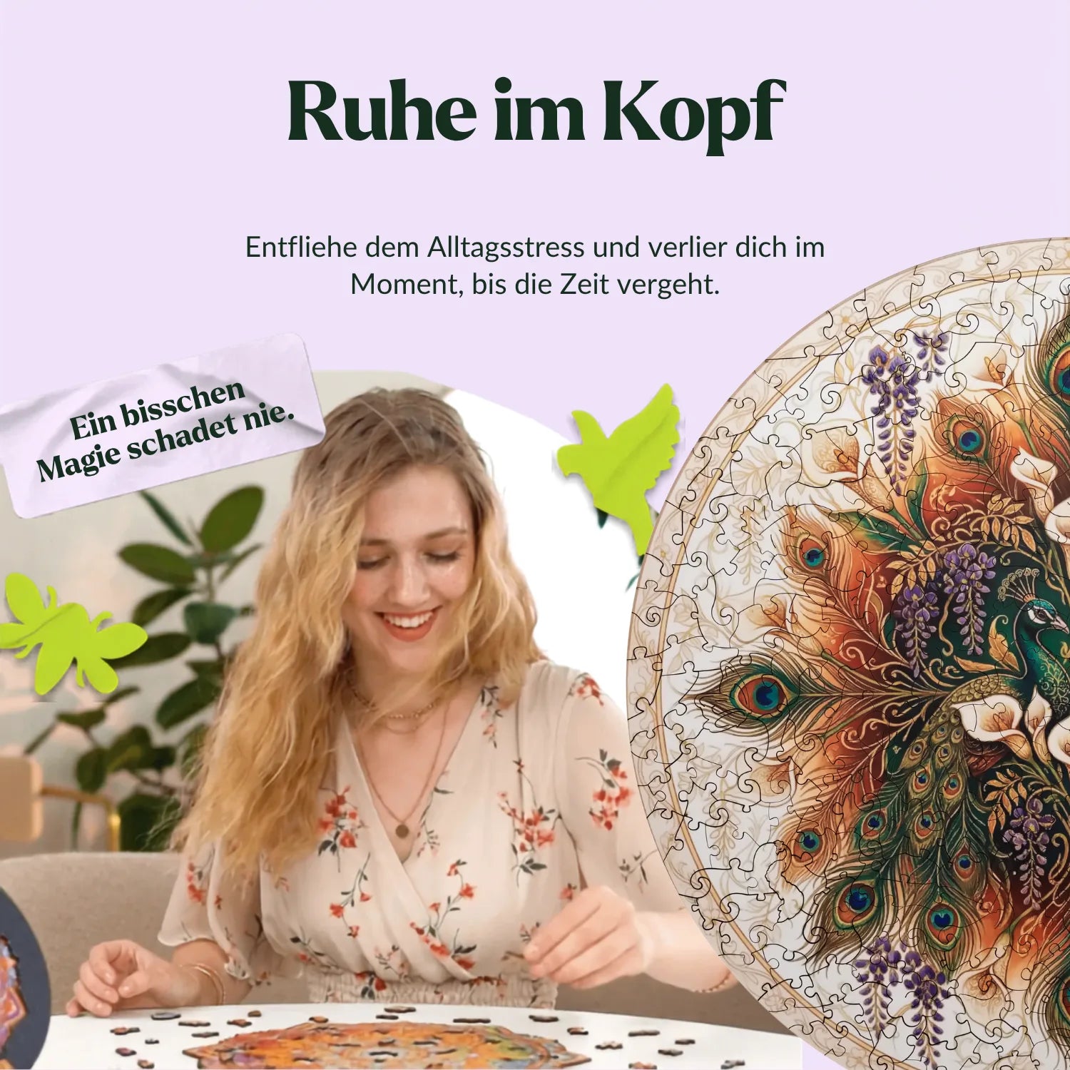 magicholz-goldene-pfauen-holzpuzzle-mandala-350-teile-jugendstil image 5