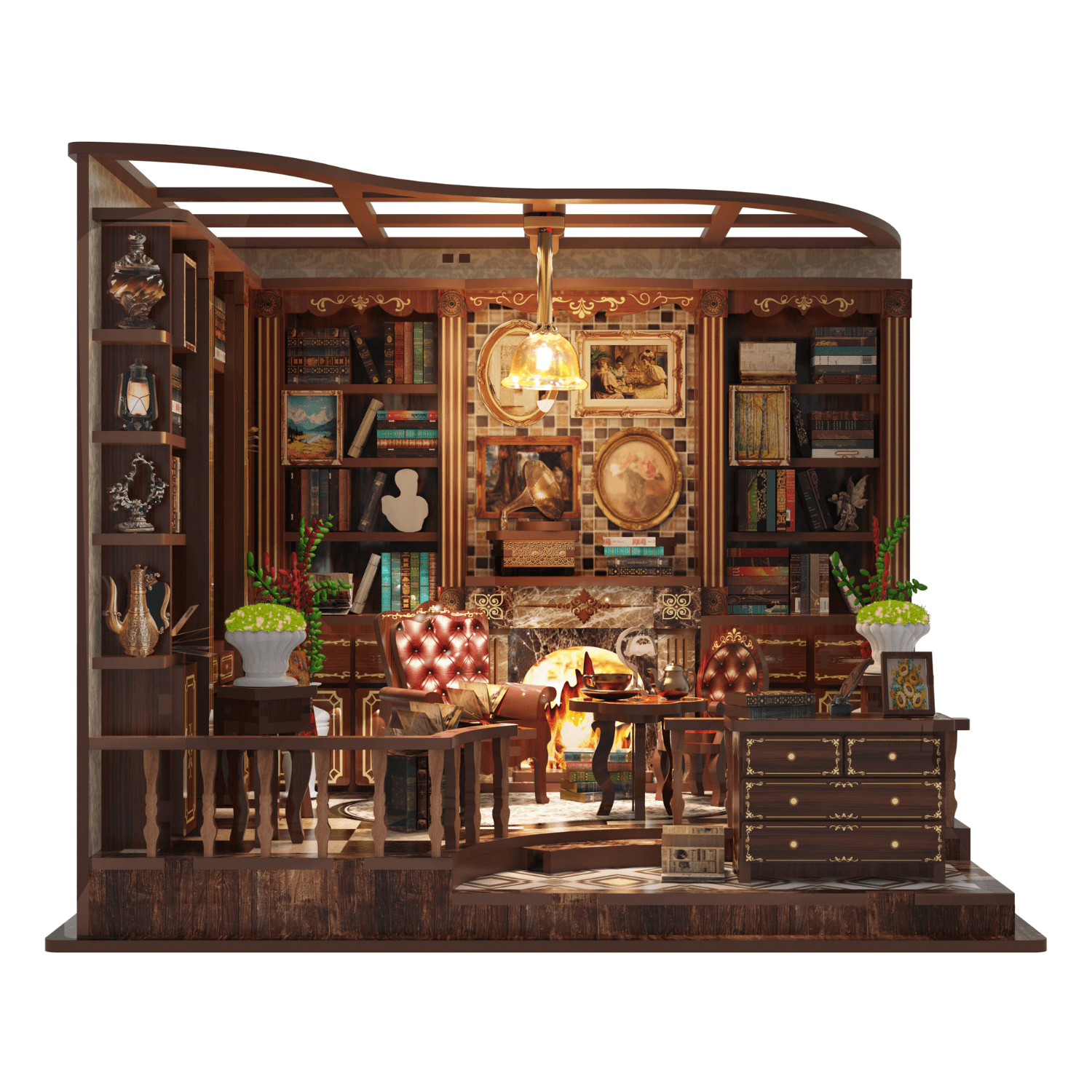 magicholz-the-old-study-room-book-nook-248-teile-bibliothek image 3