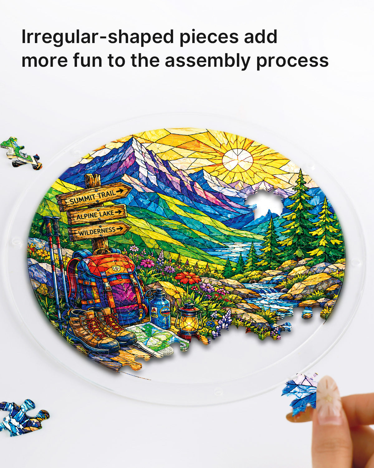 kaayee-suncatcher-puzzle-sunlit-mountain-trail-medium image 2