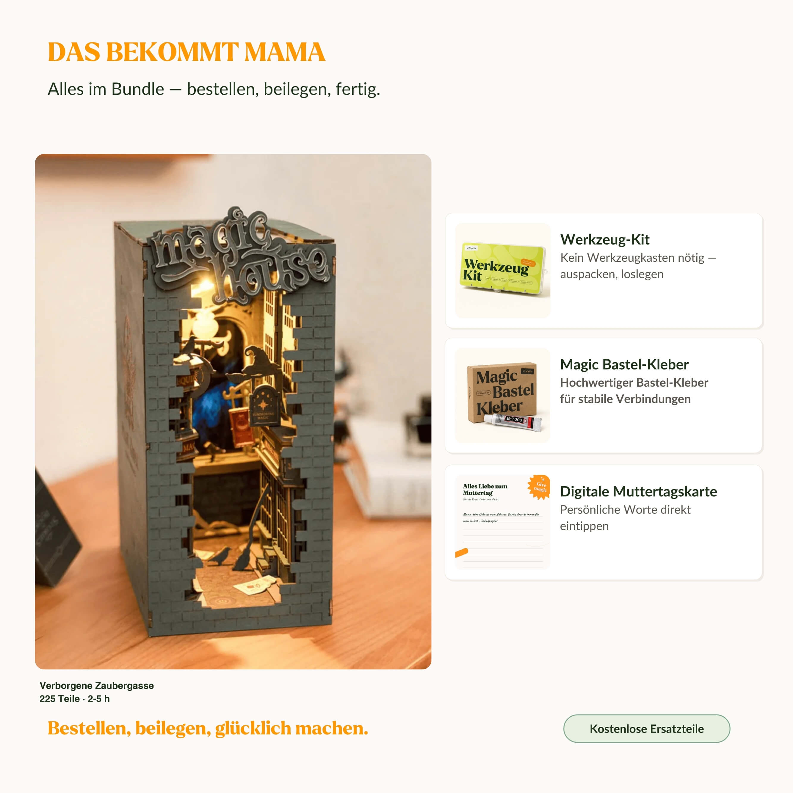 magicholz-verborgene-zaubergasse-book-nook-muttertag-licht image 2