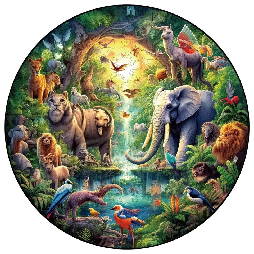 kaayee-wooden-wonderful-animals-holzpuzzle-medium-tiere image 1