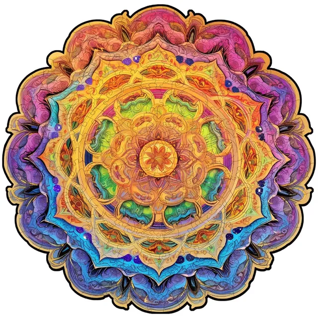 kaayee-mandala-holzpuzzle-medium-buntes-muster image 1