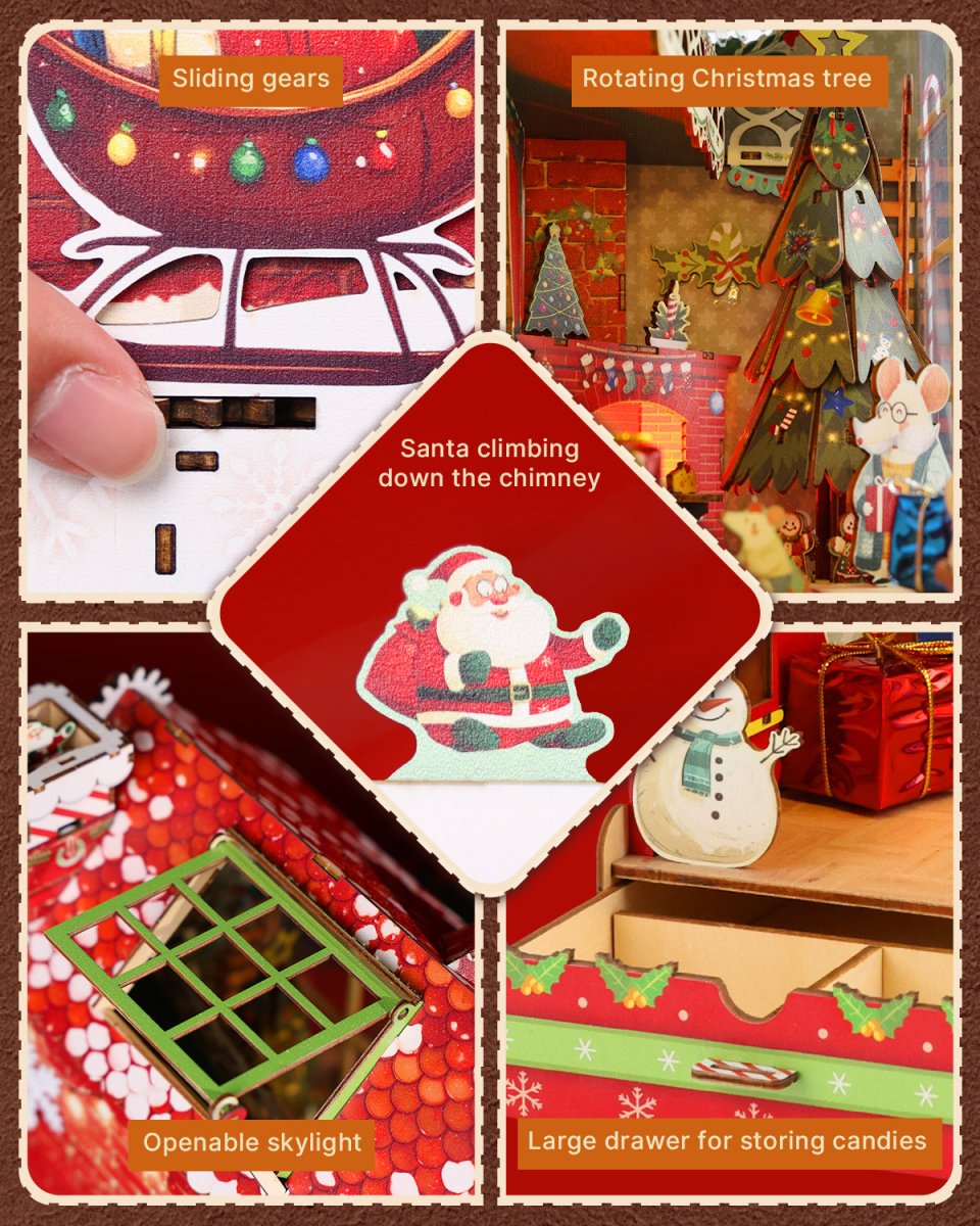 kaayee-book-nook-kit-colorful-christmas-3d-puzzle-holz image 6