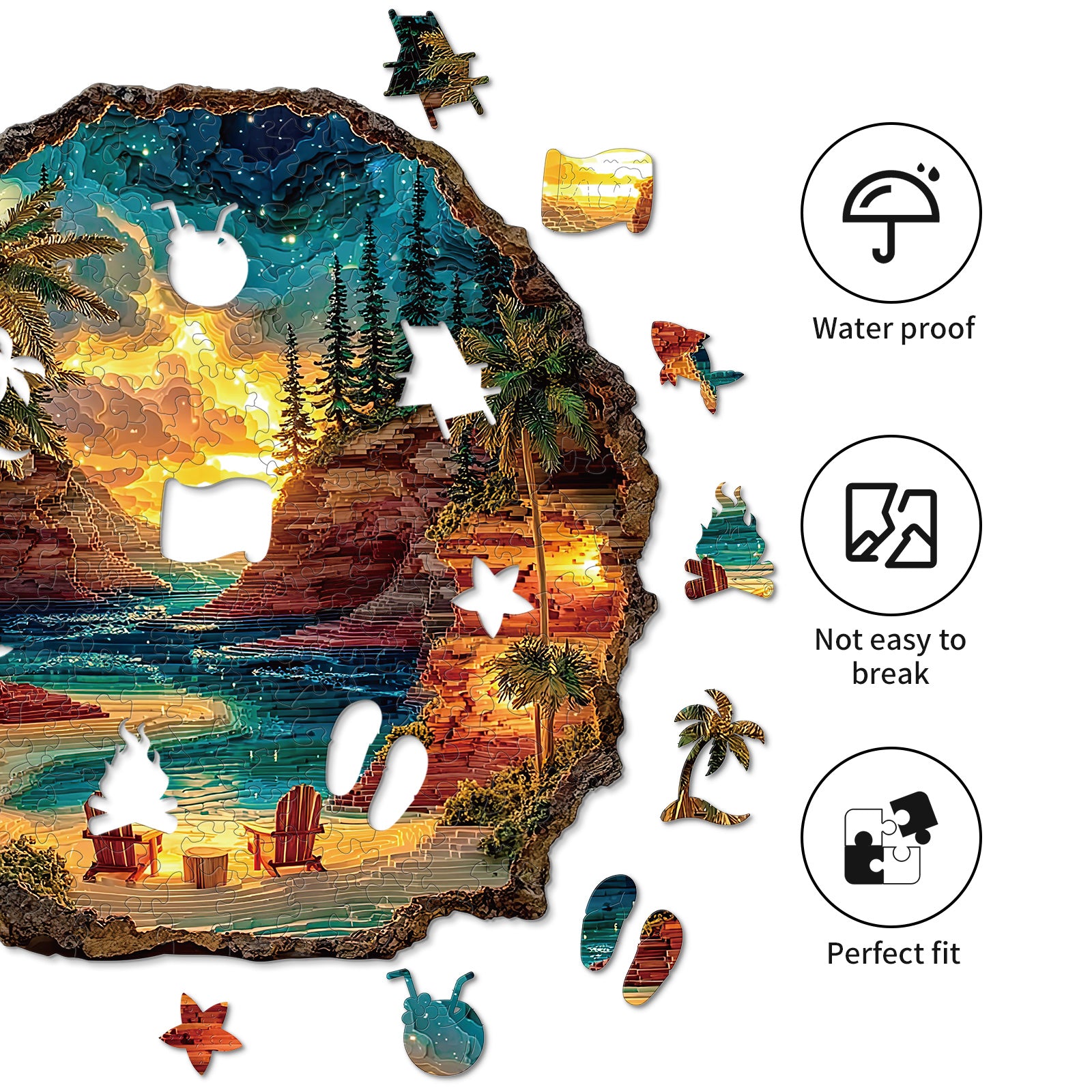 kaayee-wooden-puzzle-sunset-cove-holzpuzzle-medium image 2